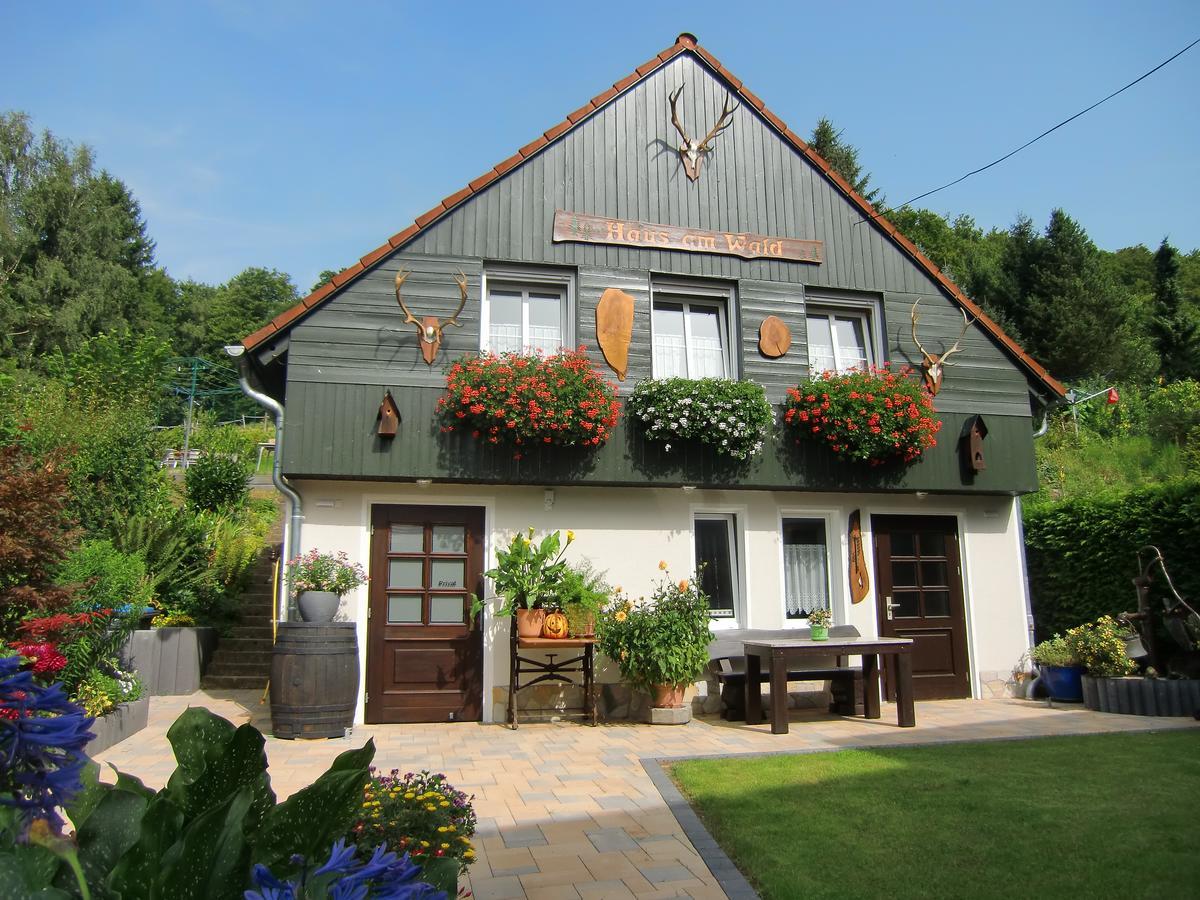Ferienhaus Haus Am Wald Stolberg i. Harz Esterno foto